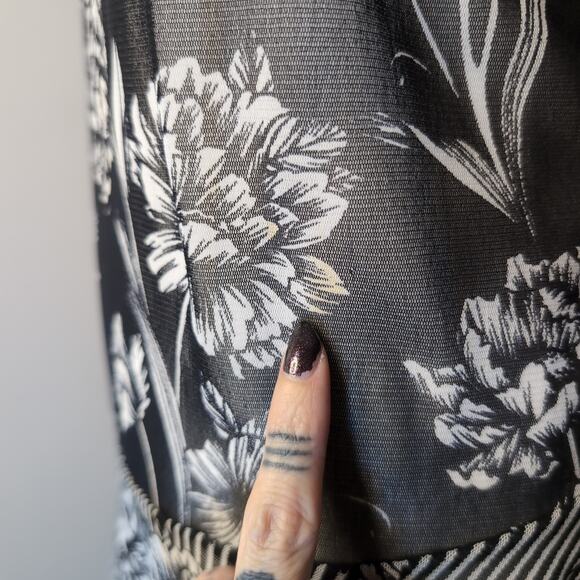 Whimsygoth Floral Sheer Top - Picture 2 of 6